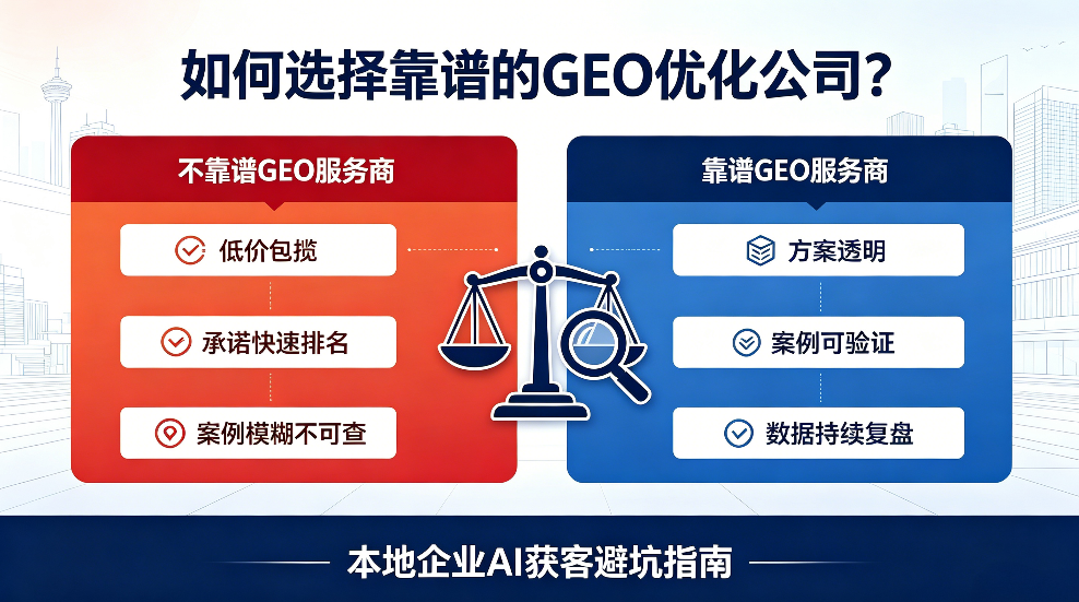 双鸭山如何选择靠谱的GEO优化公司？本地企业AI获客避坑指南